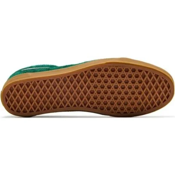 Vans Old Skool Lowpro Green Suede Leather Skate Shoes Mens Size: 9.5 - NEW